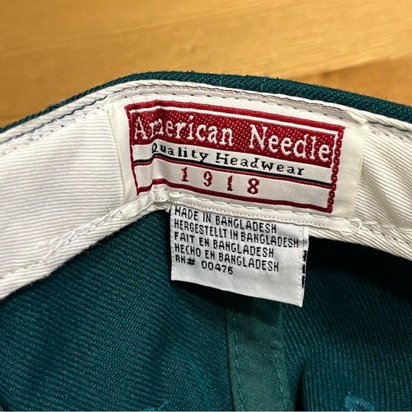 Vintage Y2K American Needle Eagles Hat Acrylic Wool Snapback - Picture 6 of 8